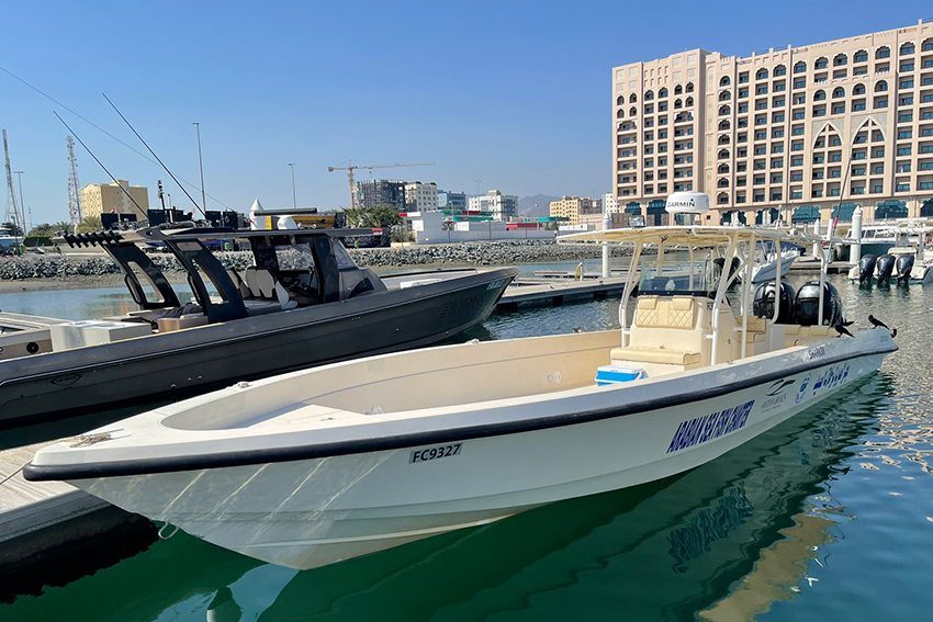 Shark 39 fishing boat — Fujairah International Marine Club