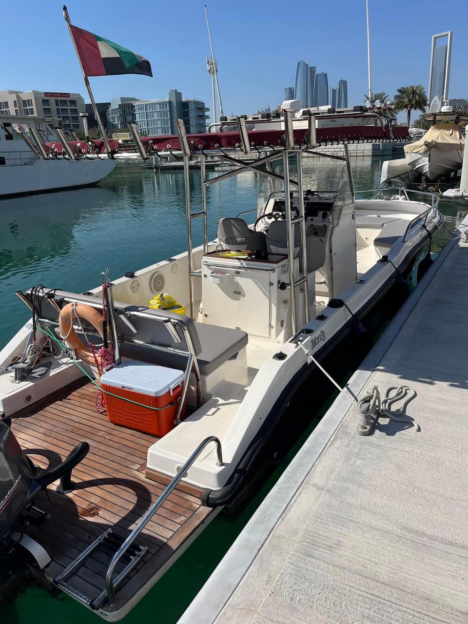 Poseidon fishing boat — Hidd Al Saadiyat Marina
