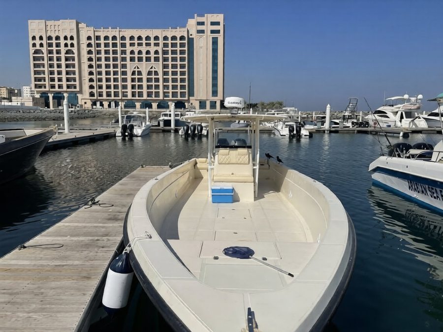 Shark 39 fishing boat — Fujairah International Marine Club