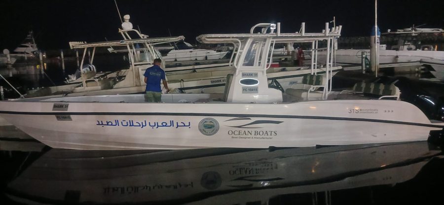 Shark 31 fishing boat — Fujairah International Marine Club